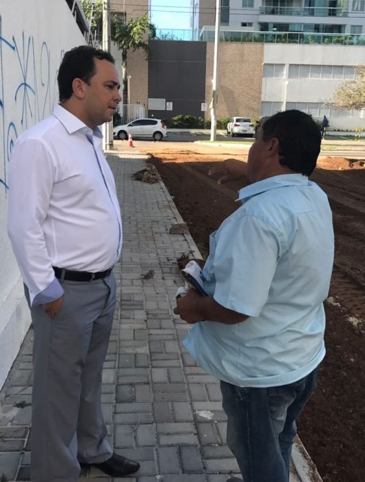 Fábio Meireles vibra com obras que beneficiam a população carente