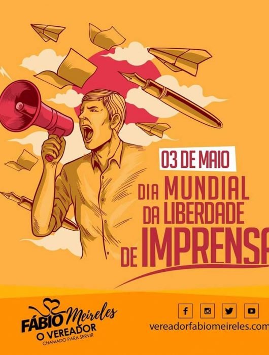 03 de Maio – Dia Mundial da Liberdade de Imprensa