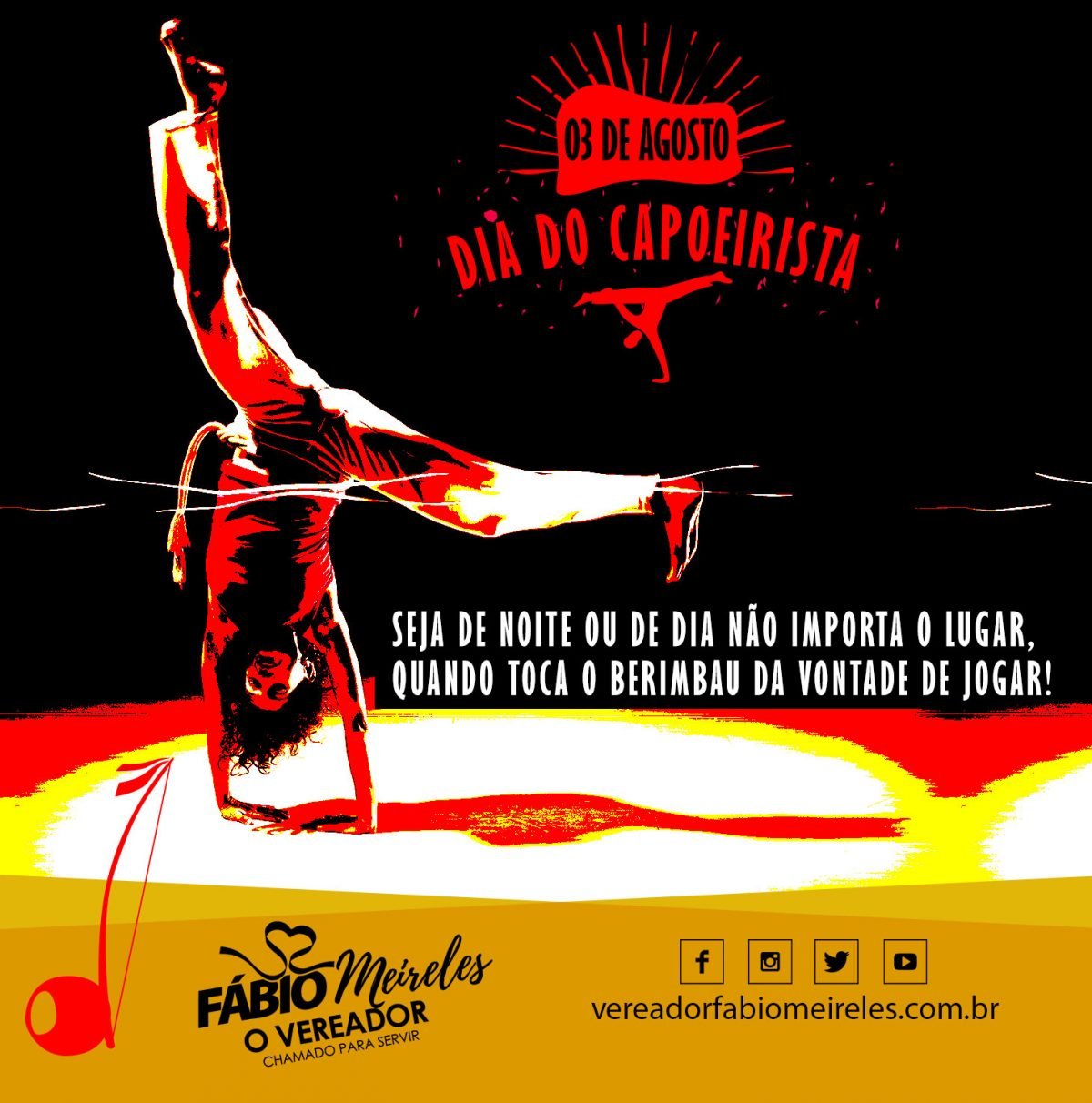 03 de Agosto - Dia do Capoeirista
