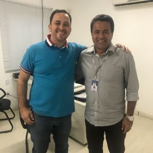 Vereador Fábio Meireles e Dr. Luis Roberto - Presidente da Empresa Municipal de Serviços Urbanos (Emsurb)
